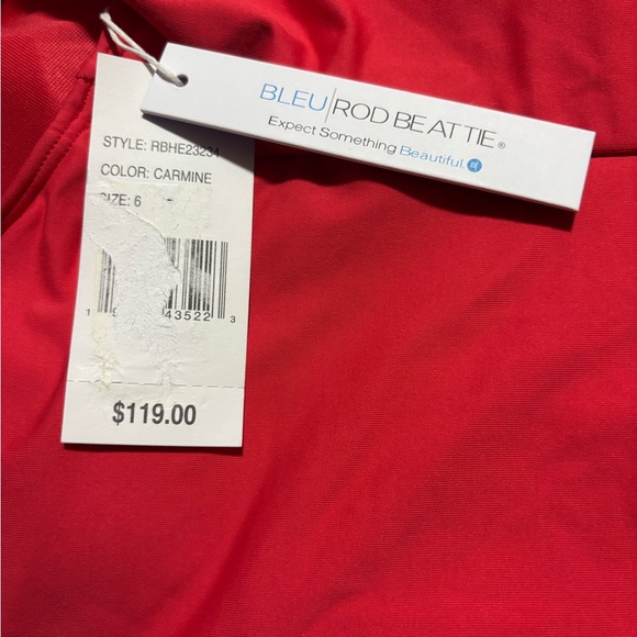 Bleu By Rod Beattie Hole In One Lattice Cap Sleeve One Piece Swimsuit - Picture 6 of 7